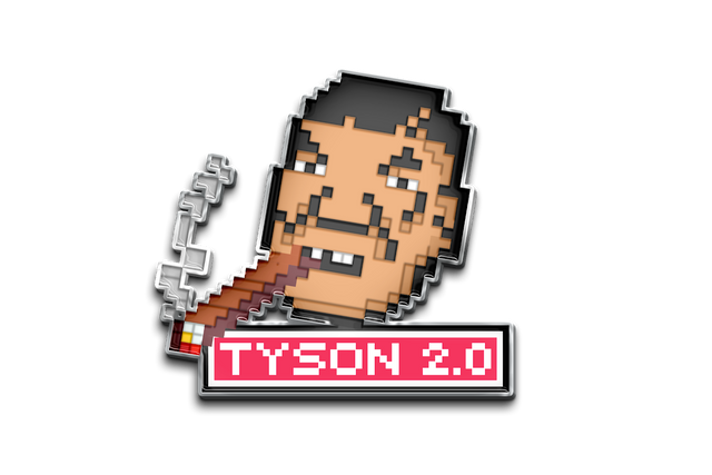 TYSON 2.0 Gaming Collection Pin - Smoking Mike