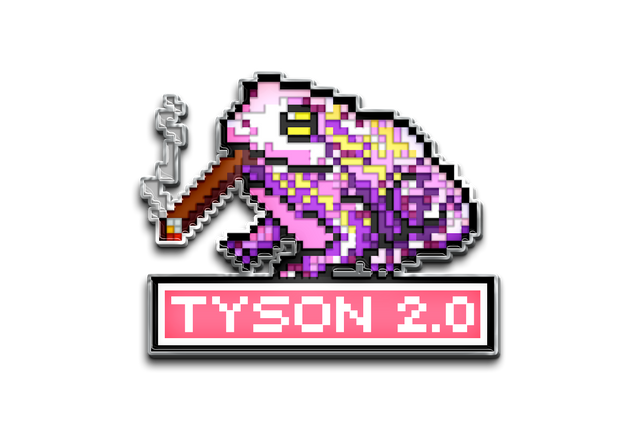 TYSON 2.0 Gaming Collection Pin - Smoking Toad