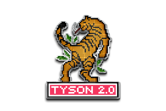 TYSON 2.0 Gaming Collection Pin - Tiger Mintz